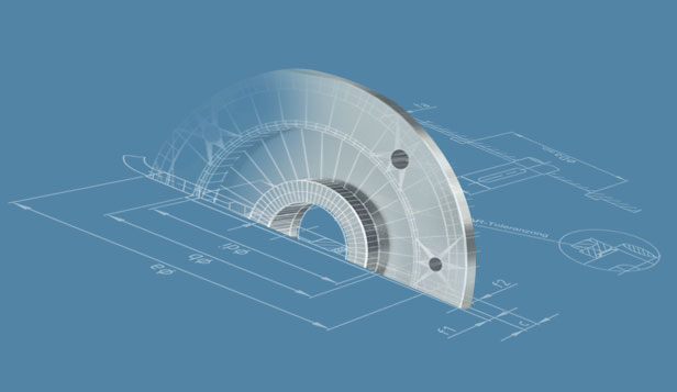 MIG custom flange encoder