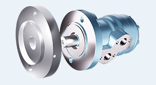 Incremental encoder for hydraulic motors